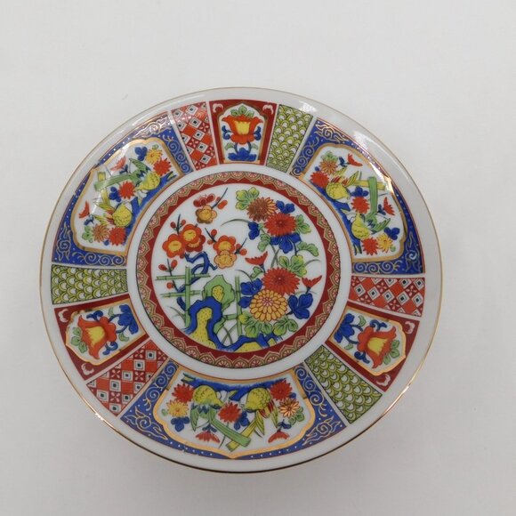 Set of 4 Imari Style Porcelain Wall Plaques Display Plates Made in Japan Vintage - Picture 8 of 10